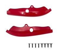Becquets Avant Pare-Chocs Voiture 2X Protection Pare-Chocs Avant Bande Diffuseur Aileron Séparateur pour Dodge pour Challenger R/T pour Scat pour Pack 2015-2020(Rouge)