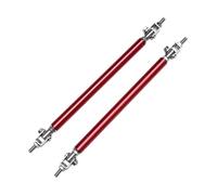 Becquets Avant Pare-Chocs Voiture Barre Support Jambe Force Spoiler Lèvre Pare-Chocs Avant Universelle pour Dodge pour Challenger pour Charger pour SRT pour SXT RT(10cm Red)
