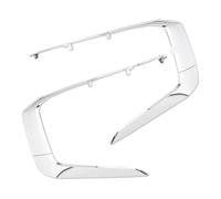Becquets Avant Pare-Chocs Voiture pour L200 pour Triton 2019-2022 Protecteur Lèvre Inférieure Argent vers Le Bas Moulage Garniture Carrosserie Kit Couverture Bande Pare-Chocs Avant(4pcs)