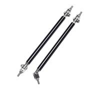Becquets Avant Pare-Chocs Voiture pour Mazda 2 3 5 6 CX-3 CX-4 CX-5 Réglable 15 Cm Voiture Course Avant Pare-Chocs Lèvre Spoiler Support Barre Liaison Tige Jambe Force Universelle(15cm Black)
