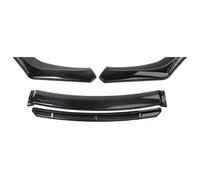 Becquets Avant Pare-Chocs Voiture pour Mitsubishi pour Lancer 2008-2017 Spoilers Avant Voiture 4 Pièces Kit De Diffuseur Séparateur Becquet Latéral Protections Déflecteur Lèvre(Noir)