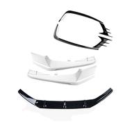 Becquets Avant Pour Accord 10e Génération 2018-2020 Becquet Pare-chocs Avant Séparateur Latéral Cache D'angle Et Garniture Cadre Phare Antibrouillard Aileron De Pare-Chocs Avant(Blanc)