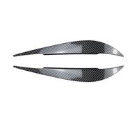 Becquets Avant pour BMW Série 4 F32 F33 F36 pour M4 420d 420i 425d 430i 435i 440i 2013-2021 Sourcils De Phare Maléfiques Garniture De Paupière par ABS Auto Becquets Avant(Look de Carbone)