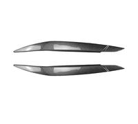 Becquets Avant pour BMW X6 E71 2008-2014 Phare De Voiture Sourcils Paupières Lampe Phare Sourcils Voiture Extérieur Modification Accessoires Spoiler De Pare-Choc Avant(Carbon Fiber)