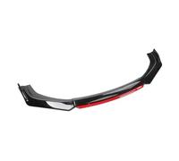 Becquets Avant Pour Kia Pour Forte GT Line 2010-2021 Pare-choc Avant Becquet Séparateur Diffuseur Kits Carrosserie Garniture Protection Barrage D'air Aileron De Pare-Chocs Avant(Gloss Black and Red)