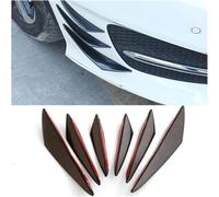 Becquets Avant Voiture Pour Honda CRV Accord Odyssey Crosstour FIT Jazz City Civic Jade Crider Lèvre Kits Pare Chocs Aileron Remplacement Couteau À Vent Prise D'air,Schwarz