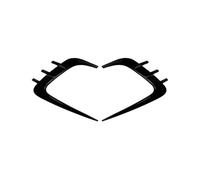 Becquets Voiture 2X pour Ford pour Fiesta MK8 MK8.5 2018+ séparateur Pare-Chocs arrière becquet Couvercle Ventilation séparateur becquet Spoiler Arrière