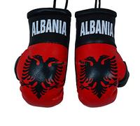 BeCreative Mini Country Paire de gants de boxe pour rétroviseur de voiture (Albania)