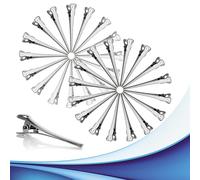 Becs de cigogne 32 pcs - Pinces à cheveux bec de canard Pinces à cheveux en métal pour la coiffure. Pince à cheveux bec d'oie pour les coiffures féminines.