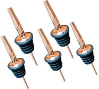 Becs verseurs pour bouteilles en acier inoxydable en cuivre - lot de 5