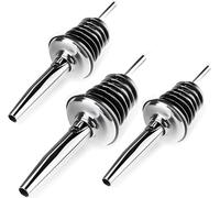 Becs verseurs pour bouteilles en acier inoxydable - lot de 3