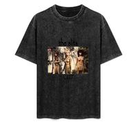 Becute The Slits Cut Retro Vintage Hipster Unisex T-Shirt Printed Tee Black Mens Top Shirt 3XL