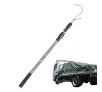 Bed Buddy Truck Tool - Multifunctional Telescopic Pull Rod|Ladder Poles with Hook|Télescopic Bed Buddy Cargo Truck Retriever Stainless Steel |Telescoping Pull Pole|Multifunctional Roof Pole Hook