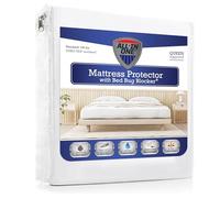 Bed Bug Blocker Protège-Matelas Tout-en-Un Silencieux résistant à l'eau avec Fermeture éclair pour protéger Contre Les irritants, Grand lit, Blanc (FRE146XXWHIT03)