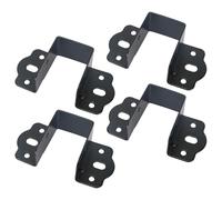 Bed Frame Brackets - 4x Bed Brackets Heavy Duty, Beds Rail Bracket Tool Set, Cold Rolled Steel Headboard Attachment Kit, Sophisticated Mounting Bracket For Beds Frame Headboard Footboard