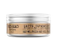 Bed Head For Men by TIGI Matte Separation, Cire Coiffante, 85g | Produit coiffant fixation ferme à la cire d'abeille pour cheveux courts à mi-longs, texture modulable, fini mat