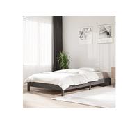 Bed stapelbaar 75x190 cm massief grenenhout grijs820409