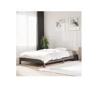 Bed stapelbaar 75x190 cm massief grenenhout grijs820409