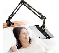 Bed Tablet Stand Flexible Bed Tablet Stand with Long Arm 360° Adjustable Compatible with iPad/iPhone/Kindle/Nintendo/Switch