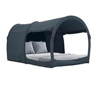 Bed Tent Dream Tents Bed Canopy Shelter Cabin Indoor Privacy Warm Breathable Pop Up Full Size for Kids and Adult Patent Pending PitchBlack(Mattress Not Included)