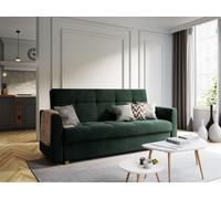 BEDANTE SOFA LENTO avec fonction sommeil ITAKA 27 Gris Canapé avec coffre de rangement Canapé salon Canapé-lit Coffre de rangement Canapé-lit