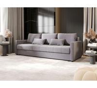 BEDANTE SOFA MOS avec fonction sommeil ITAKA 50 gris clair Canapé avec coffre de rangement Canapé salon Canapé-lit Coffre de rangement Canapé-lit