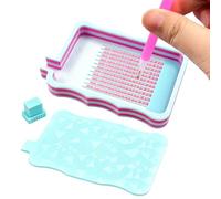 Bedazzling Plateau de peinture Art Gradient Organisateur d'outils | Plaque de sélection de perles pour bijoux, tri, lapidation, décoration d'intérieur, table de bureau pour filles et femmes