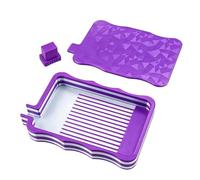 Bedazzling Plateau organiseur de peinture dégradé | Outils de strass portables pour le tri, la lapidation, la lapidation, le bureau, la table, les perles et les travaux manuels