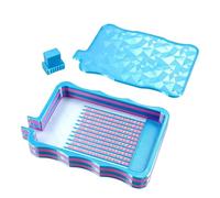 Bedazzling Tray Organizer, Gradient Painting Plate, Compact SizeBead Sorting for Jewelry Crafts, Easy Picker Feature, Girls Women Accessory, Indoor Desk Table Home Decoration Tool