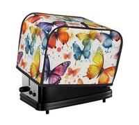 Bedbliss Housse de protection pour grille-pain à 2 tranches Motif chats et papillons