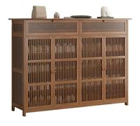 BEDCKCC Armoire à Chaussures en Bois Commode Réglable Grande Capacité Rangement Moderne Bois Compartiments,pour Maison,Couloir,L'EntréE,Chambre Coucher