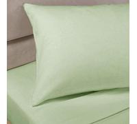Bedding Heaven Drap-Housse en Percale de 76 cm. Vert Idéal pour Les Lits superposés, Petits Lits Simples et Lits de Caravane.