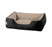 BedDog® lit pour Chien LUPI, Noir/Beige, M env. 70x55 cm,Panier Corbeille, Coussin de Chien