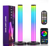 bedee 360° LED Lampe Gaming, RGB Lampe de Jeu LED Ambiance Lamp avec Effets D'éclairage Multiples et Musique, Smart Flow Light Bar, Lumière D'ambiance pour Jeu, TV, PC, Fête, Chambre