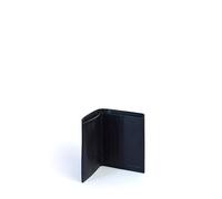 BEDETTI Élégant portefeuille pour homme en cuir avec ouverture à livre et porte-cartes intégré, Noir , Altezza 11 cm, Larghezza 9 cm, Profondità 2 cm., Classique, élégant