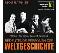 Bedeutende Personen der Weltgeschichte - Walt Disney/Hitchcock/Dali/Arendt [Import]