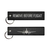 BedEuu 1 porte-clés aviation en gros avec inscription « Do Not Pull Danger Remove Before Flight » - Broderie des deux côtés - Accessoires pour clés de voiture, Design 20, 13 cm