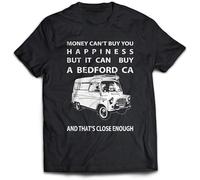 Bedford Ca Camper T-Shirt Retro Vintage Style Gift Size Short Sleeve Top Black M
