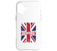 Bedford - Drapeau Anglais Vintage Union Jack Coque pour iPhone 16 Plus