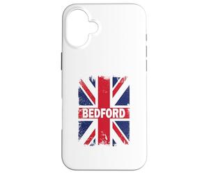 Bedford - Drapeau Anglais Vintage Union Jack Coque pour iPhone 16 Plus