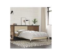 Vidaxl Cadre De Lit Sans Matelas Chêne Sonoma 100x200 Cm Multicolore