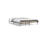 vidaXL Cadre de lit sans matelas chêne sonoma 160x200 cm Multicolore