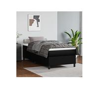 Bedframe kunstleer zwart 80x200 cm3121011