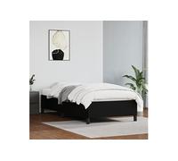 Vidaxl Cadre De Lit Noir 80x200 Cm Similicuir Noir