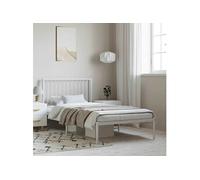 Cadre de Lit Sommier à Lattes Adulte Meuble Chambre à Coucher Intérieur vidaXL