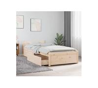 Bedframe met lades 75x190 cm3103473