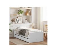 Bedframe met lades wit 75x190 cm Small Single3207357