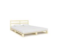 Bedframe pallet massief grenenhout 180x200 cm285246