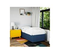 Bedframe zonder matras 100x200 cm stof blauw3284817