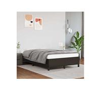 Vidaxl Cadre De Lit Sans Matelas Noir 120x190 Cm Similicuir Noir